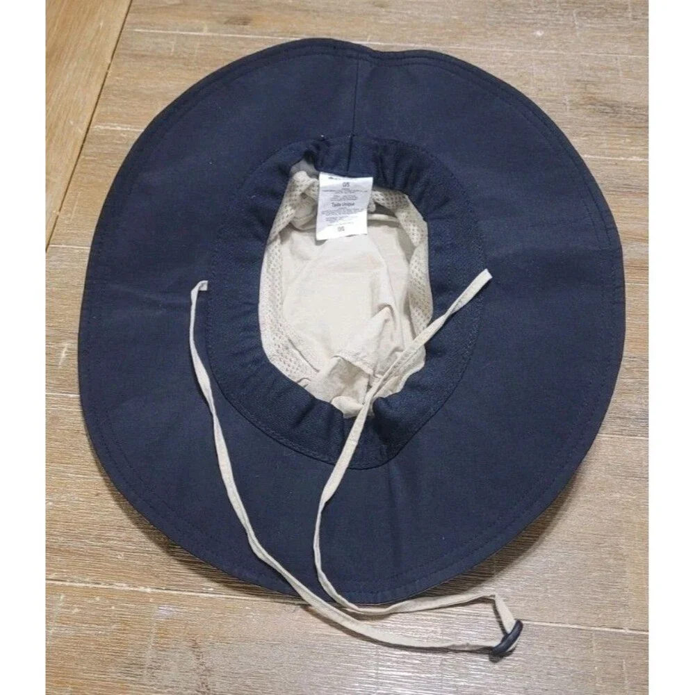 Columbia Bora Bora UV Protection Wide Brim Hat Sun Cap Beige Tan With Strap